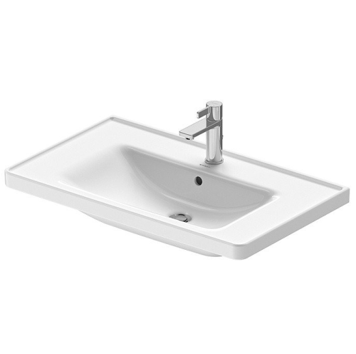 Раковина керамическая Duravit Duravit No.1 23678000001 80х50 подвесная цвет белый 1 отверстие под смеситель