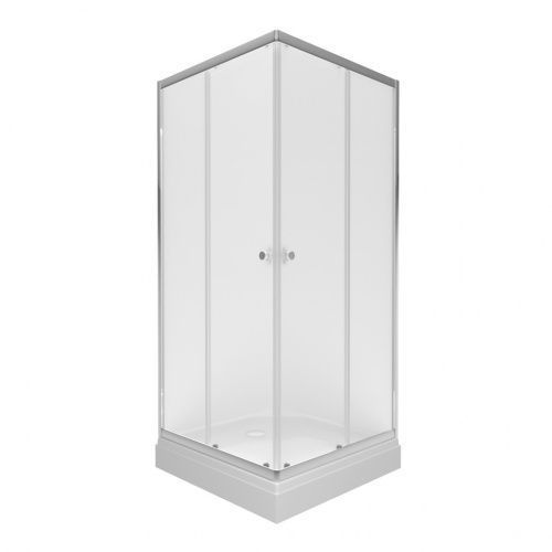 Душевой уголок Тритон Вента Щ0000067981 90х90 стекло матовое профиль хром с поддоном