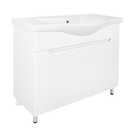 Тумба с раковиной Loranto Палермо CS00093229 90х50 напольная цвет белый