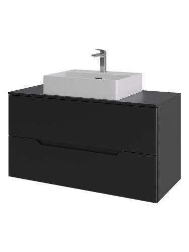 Тумба с раковиной Orange Line Li-100TubMDF+B04-500W 100х50