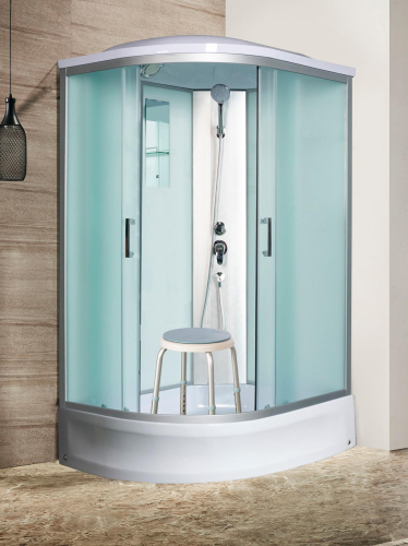 Душевая кабина River DESNA 10000002993 120х90 асимметричная с крышей ориентация правая