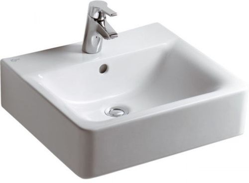 Раковина керамическая Ideal Standard CONNECT E788401 50х50 накладная цвет белый 1 отверстие под смеситель