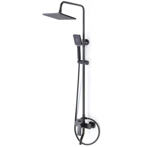 Душевая стойка Savol S-601108SH настенная цвет черный