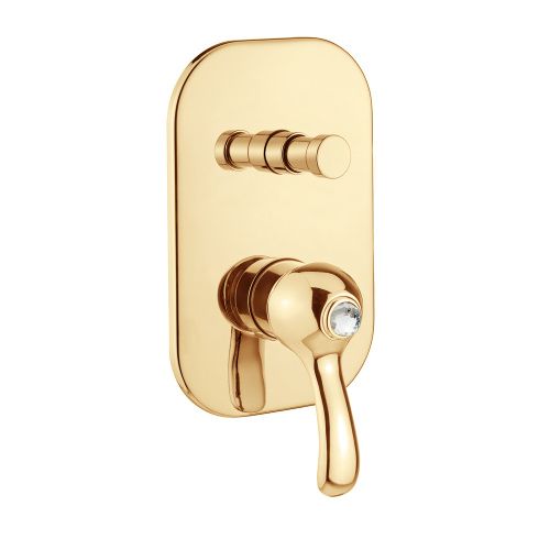 Смеситель для душа Migliore LEM SWAROVSKI 18895 встраиваемый в стену золото