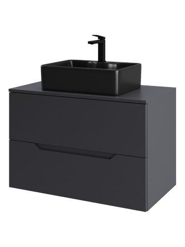 Тумба с раковиной Orange Line Li-80TugMDF+B01-475MB 80х50