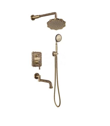 Душевая система Bronze de Luxe 10137F встраиваемая в стену цвет бронза