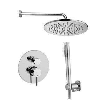 Душевая система Paffoni Light KITLIG018CRKING встраиваемая в стену цвет хром