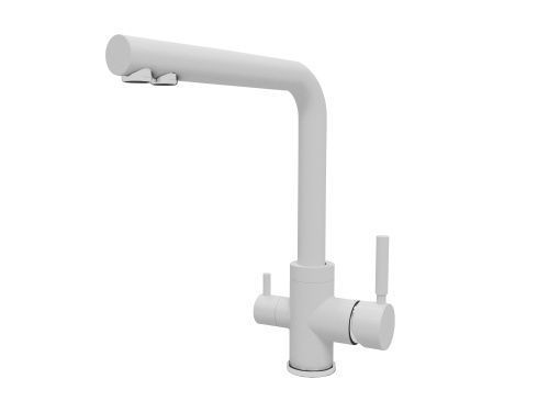 Смеситель для кухни Dr.Gans Акцент 339.06H.2123.401 на мойку белый
