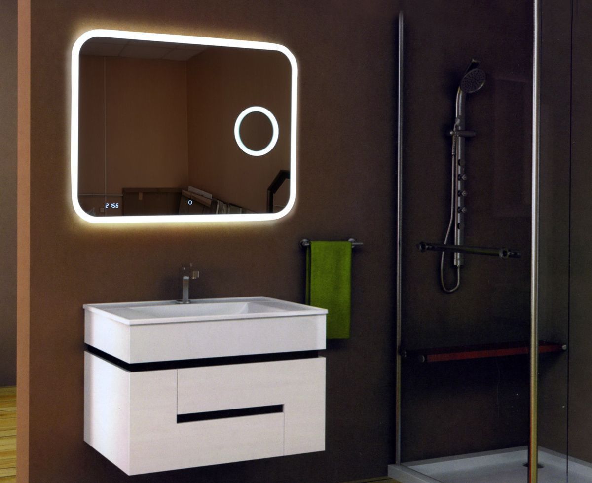 Зеркало с подсветкой Relisan Constance Гл000024355 100х70 подвесное