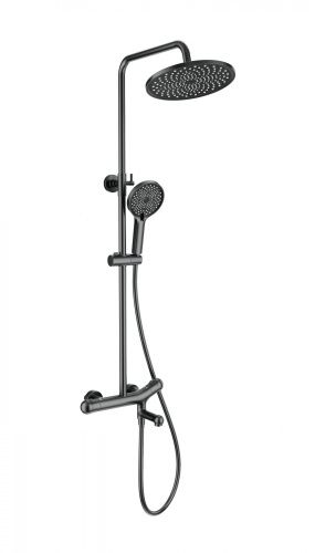 Душевая стойка Wonzon & Woghand WW-B3057-A-BGG настенная цвет серый с термостатом