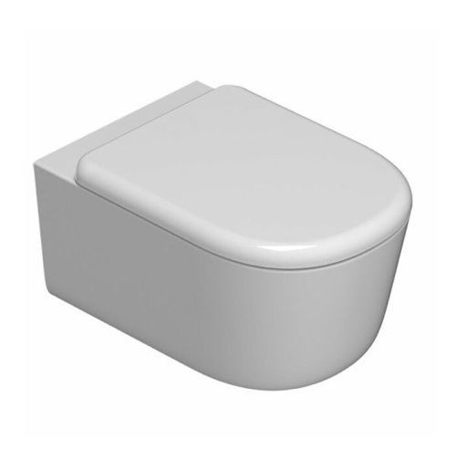 Чаша унитаза подвесная Globo Lalita LTS02BO цвет белый без сиденья безободковая смыв торнадо