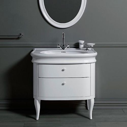 Тумба под раковину Simas Lante LAM90 bi 80х50 напольная цвет белый