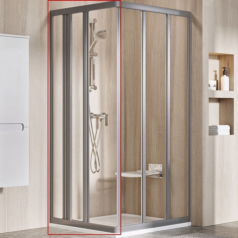 Душевая дверь Ravak Supernova 15V40UR2Z1 80х200 стекло прозрачное профиль сатин