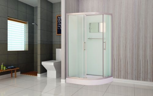 Душевая кабина Esbano ELEGANCIA ESKB115CL 85х115 асимметричная без крыши ориентация левая