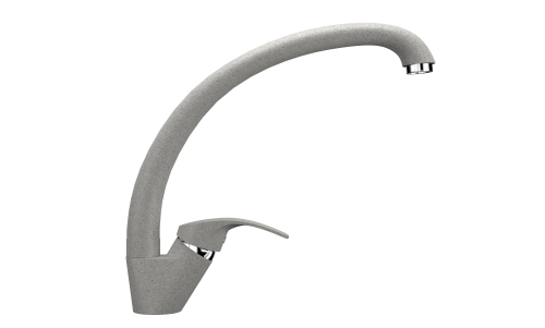 Смеситель для кухни Ulgran Classic U-007-310 на мойку серый