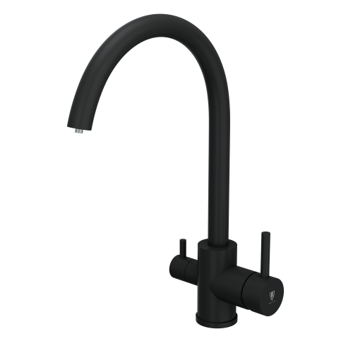 Смеситель для кухни Rush SUS9035-37Black на мойку черный
