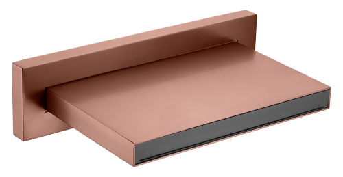 Излив Boheme Zodiac 625/2-BRB встраиваемый в стену бронза