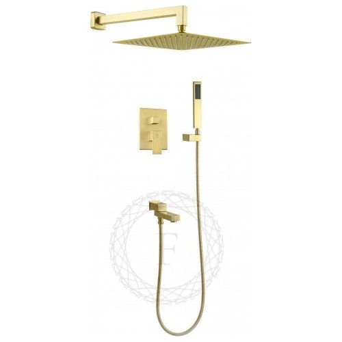Душевая система Filarete FL1040MG встраиваемая в стену цвет золото