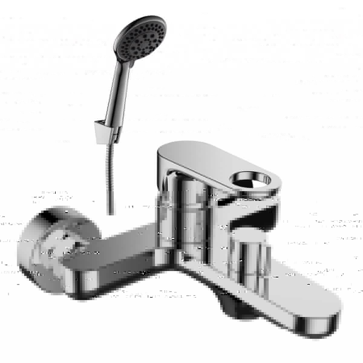 Смеситель для ванны Rossinka RS33 RS33-31 настенный хром