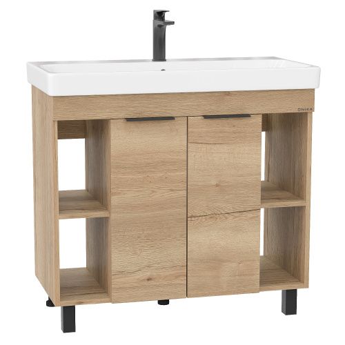 Тумба под раковину Onika Легран 109031 90х40 напольная цвет коричневый