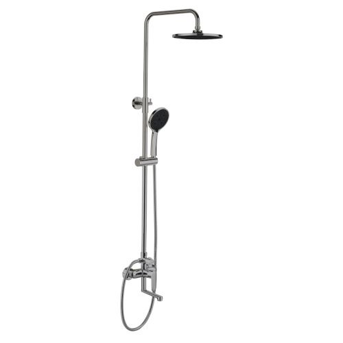 Душевая стойка Esko ST205LGGM настенная цвет оружейная сталь