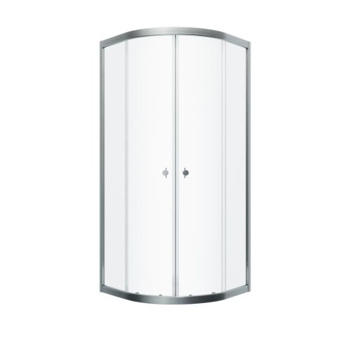 Душевой уголок Тритон Альфа-Хром Щ0000051621 90х90 стекло прозрачное профиль хром без поддона