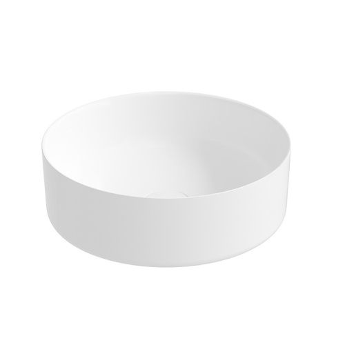 Раковина из сантехнического фарфора Iddis Ray RAYWM03i27 40х40 накладная цвет белый без отверстий под смеситель