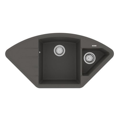 Кухонная мойка LeMark Irkana 980 9910047 100х50 цвет серый поверхность матовая