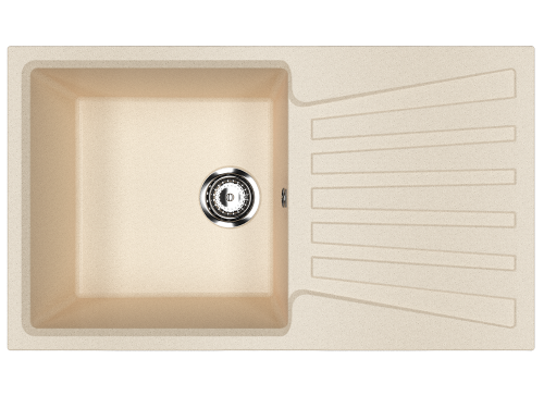 Кухонная мойка Ulgran Classic U-703-328 85х50 цвет бежевый