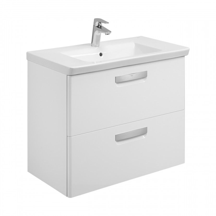 Тумба под раковину Roca The Gap Original ZRU9302877 80х40 подвесная цвет белый