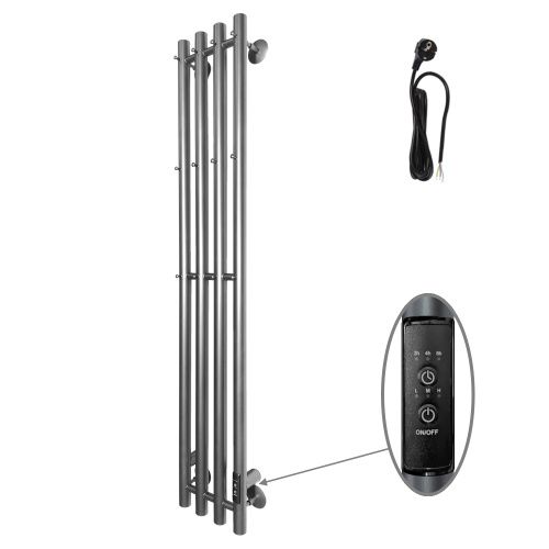 Полотенцесушитель электрический Altasan АргоЛюкс АргоЛюкс12021Г 20х120 серый