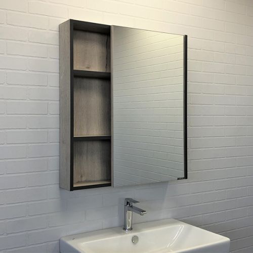 Зеркало-шкаф Comforty Вена 00-00009272CF 70х80 подвесной цвет бежевый