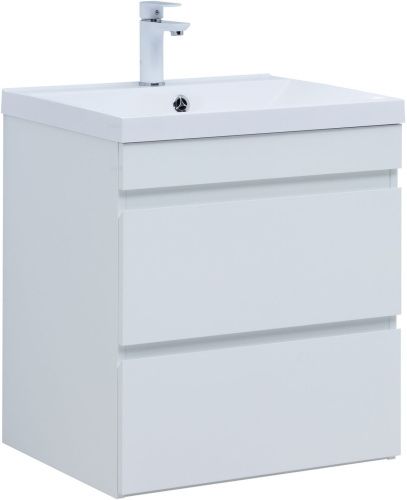 Тумба под раковину Aquanet Нота NEW 00335417 60х50 подвесная цвет белый