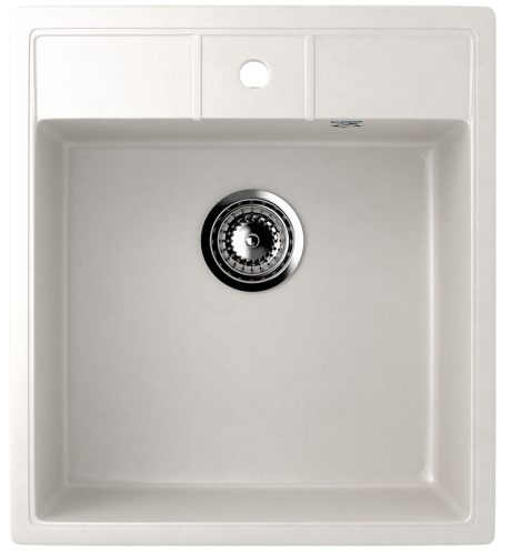 Кухонная мойка Ulgran Classic U-406-341 45х50 цвет белый