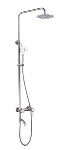 Душевая стойка Fmark FS8345 настенная цвет серый