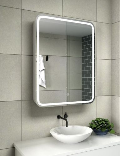 Зеркало-шкаф Relisan Angelica Гл000024694 60х80 подвесной цвет белый