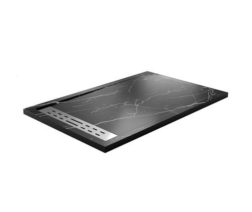 Душевой поддон WasserKRAFT Neime 19T 19T36 140х90 искусственный камень черный