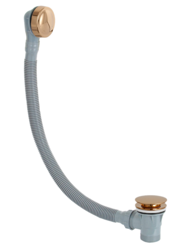 Слив-перелив для ванны Remer 96PCCDO золото