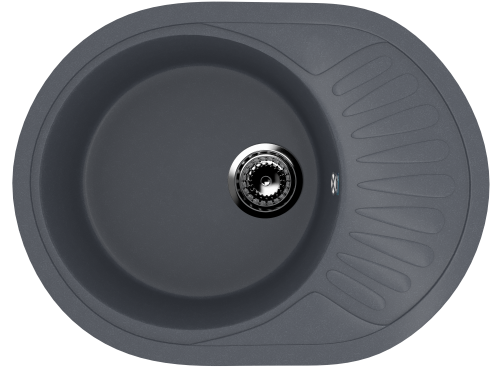 Кухонная мойка Ulgran Classic U-107m-343 55х45 цвет серый