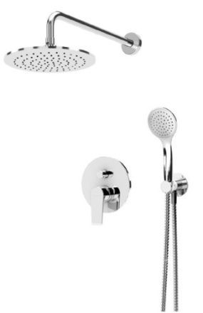 Душевая система Cezares NAUTIC NAUTIC-DSIP-SS встраиваемая в стену цвет золото