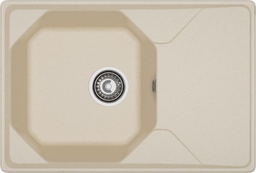 Кухонная мойка Granfest Unique U-740L кашемир 75х50 цвет бежевый поверхность матовая