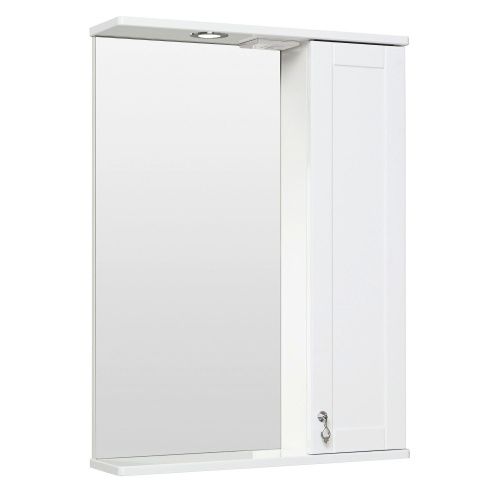 Зеркало-шкаф Runo МЕРИДА 00-00000740 60х80 подвесной цвет белый