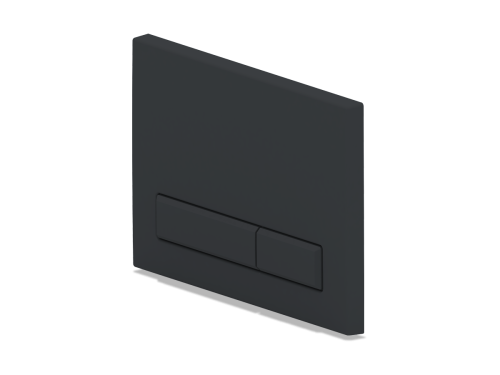 Клавиша смыва механическая Bas ИУ00007 цвет черный