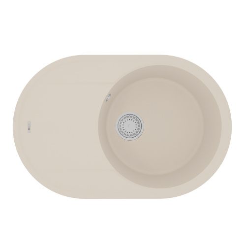 Кухонная мойка LeMark Lacha 760 9910060 75х50 цвет бежевый поверхность матовая