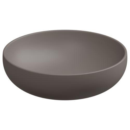 Раковина керамическая GSG Ceramic Design Easy EALAVRO45029 50х50 накладная цвет коричневый без отверстий под смеситель