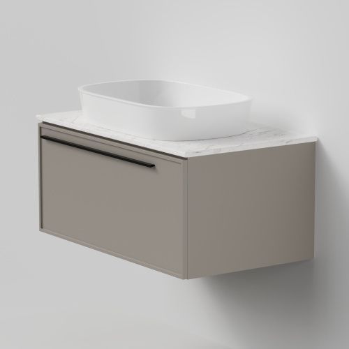 Тумба со столешницей La Fenice ELBA NFNC-01-ELB-C-80-3-GG 80х50 подвесная цвет бежевый