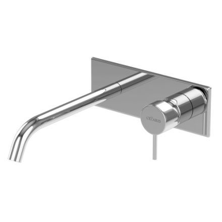 Смеситель для раковины Cezares LEAF LEAF-BLI1-20-L-01-W0 встраиваемый в стену хром