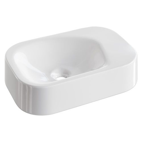 Раковина из искусственного камня Armadi Art Colibri 902-W 50х30 накладная цвет белый 1 отверстие под смеситель