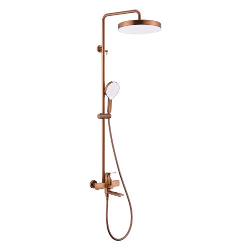 Душевая стойка Raglo R07 R07.24.33 настенная цвет медь
