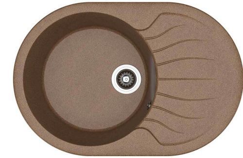 Кухонная мойка Dr.Gans Берта 760 25.040.C0760.406 75х50 цвет коричневый поверхность матовая
